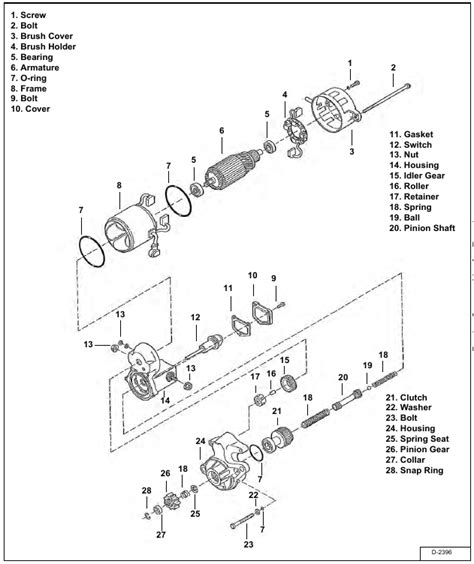 BobCat E35 - STARTER - Parts Identification