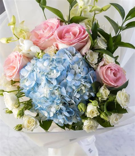 Pastel Perfection Flower Bouquet in Abu Dhabi | Joi Gifts