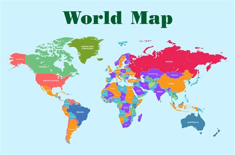 Free Printable World Map With Countries Labeled Free World Map | Sexiz Pix