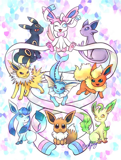 Pokemon Eevee Evolution by Midnightrabbit806 on DeviantArt