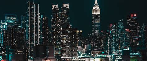 New York City Lights At Night