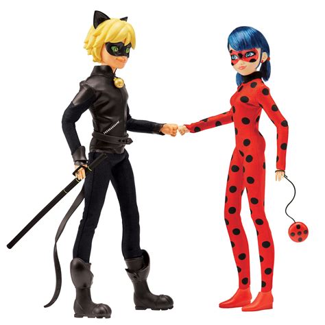 Miraculous Ladybug Mission Accomplished Ladybug & Cat Noir 2-Pack: Buy ...