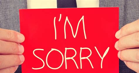 Saying “I’m Sorry” | Psychology Today