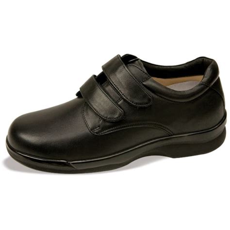 Apex Ambulator Conform Men's Velcro - Black | DiabeticShoesHub