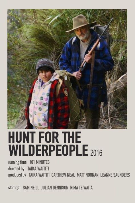 Hunt for the Wilderpeople alternate polaroid movie poster ~ made by ...