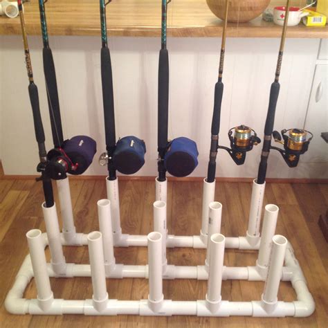 Pvc Fishing Rod Rack - DIY Projects