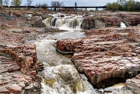 Visit Falls Park in downtown Sioux Falls, South Dakota