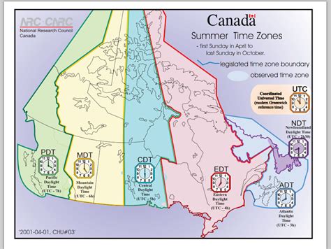 Map Of Canada Time Zones - Maps of the World