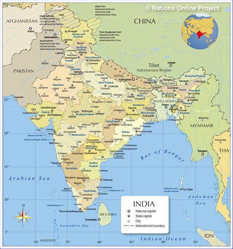 Different Types Of Maps Of India