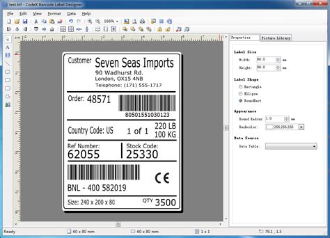 CodeX - Barcode Label Generator, Barcode Label Design and Printing ...