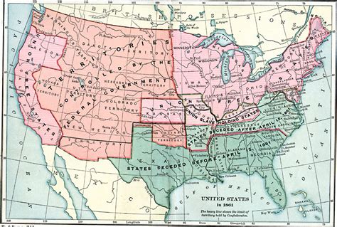 United States at the outbreak of the Civil War