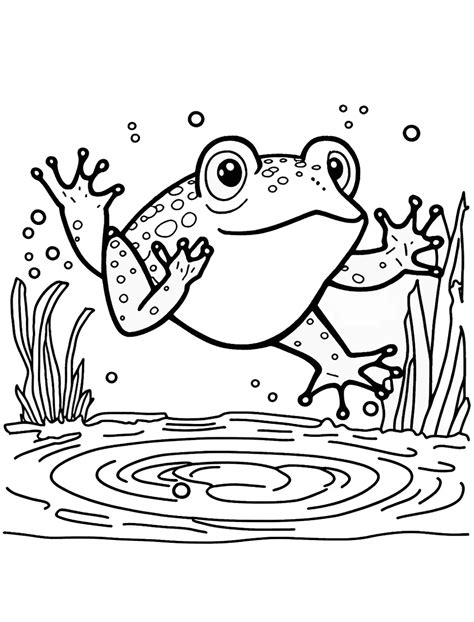 35 Frog Coloring Pages: Cute Free Sheets