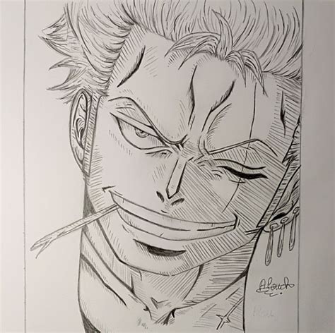 roronoa zoro drawing For beginners | Anime zeichnen, Zeichnen, Anime