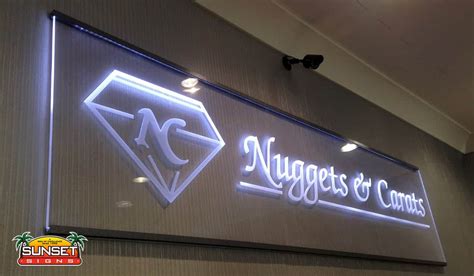 Acrylic LED Signs • Custom Made Lighted Business Signs • Sunset Signs