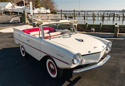 The Amphicar 770: A Vintage Car That's Also A Boat