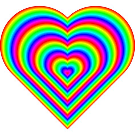 rainbow heart by 10binary on DeviantArt