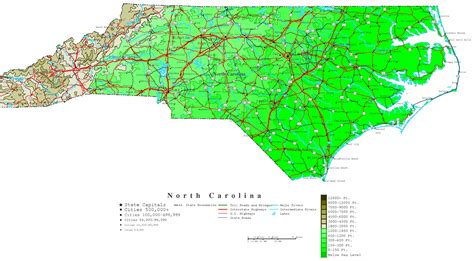 Western North Carolina Topographic Map - Goldie Georgeanna