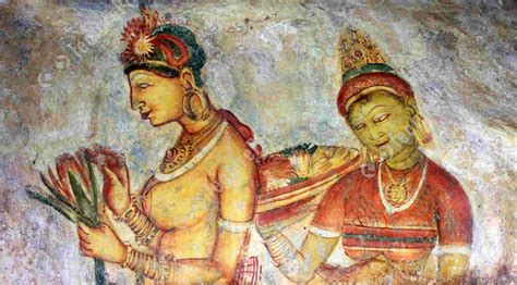 Sigiriya Rock Art | Sigiriya Frescoes Paintings | Sigiri Art Gallery