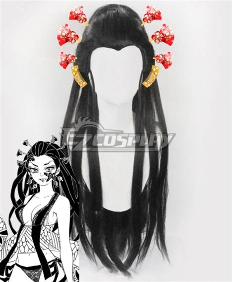 Demon Slayer: Kimetsu No Yaiba Daki Black Cosplay Wig Black Cosplay Wig ...