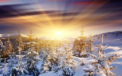 Snow Sunrise Wallpapers - 4k, HD Snow Sunrise Backgrounds on WallpaperBat