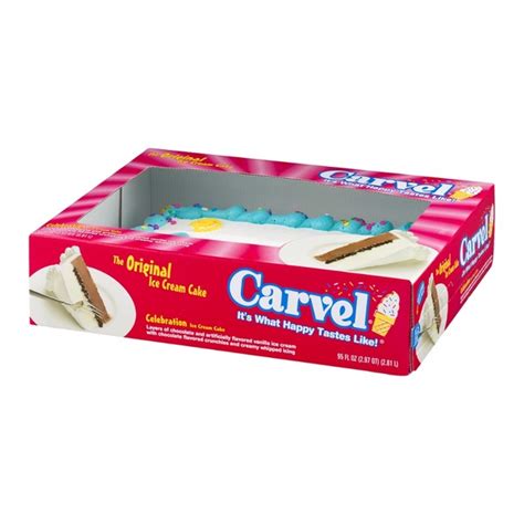 Carvel The Original Layers Of Chocolate And Vanilla Flavored Ice Cream ...