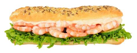 Prawn Salad Sandwich Sub Roll Stock Photos - Free & Royalty-Free Stock ...