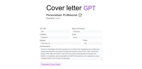 Coverletter-gpt