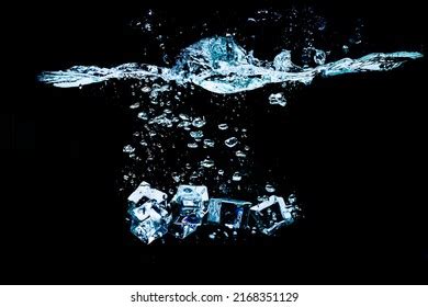 Splash Fresh Water Ice Cubes Isolated Stock Photo 2234490499 | Shutterstock