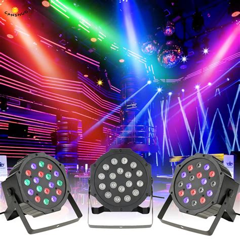 Par Light 6 12 18 36 54LED RGB Stage Lighting DMX512 Club Disco Party ...