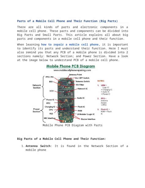 (DOCX) Parts of a Mobile Cell Phone and Their Function - DOKUMEN.TIPS