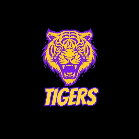 Tigers Logo PNG - Etsy