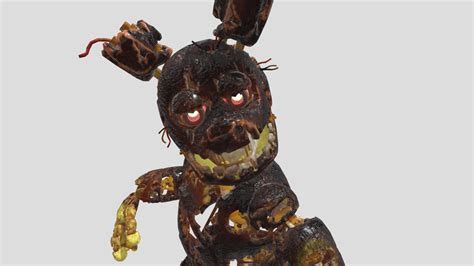 FNAF AR Flaming Springtrap (Broken) - Download Free 3D model by ...