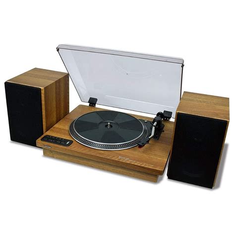 Toshiba TY-LP200 - Vinyl Record Player Turntable, with 2 Hifi Speakers ...