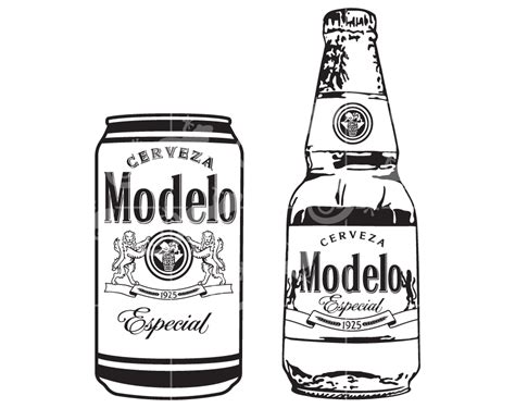 Modelo Beer SVG Bottle and Can Design