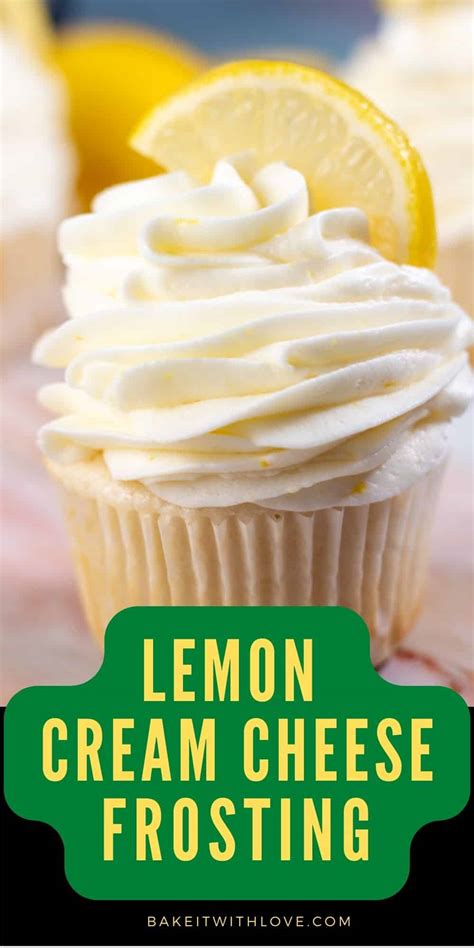 Lemon Cream Cheese Frosting | Bake It With Love