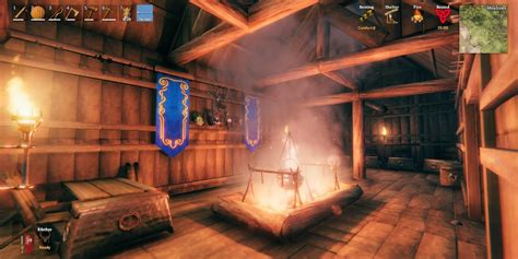 Valheim: How To Build a Fire Indoors