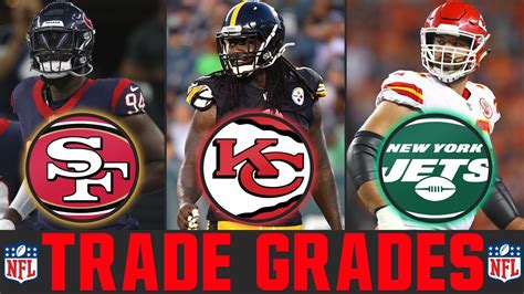 NFL Trade Deadline Grades