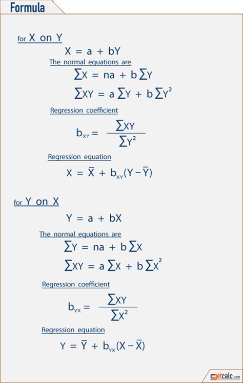 Regression Equation Formula - Tessshebaylo