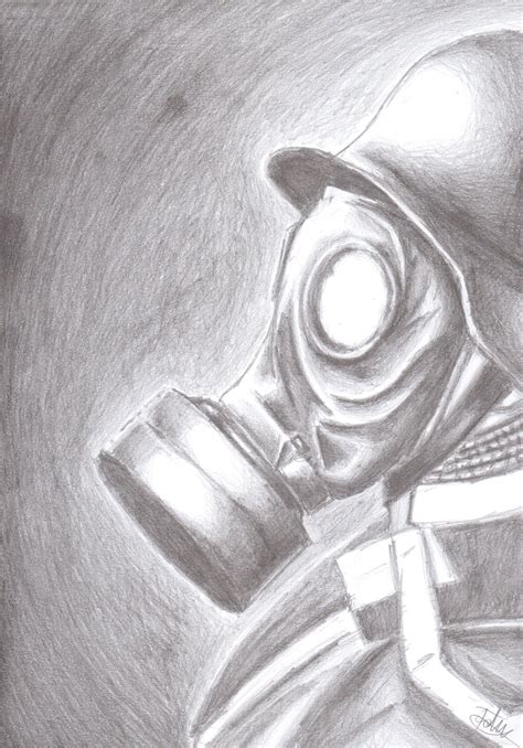 German Soldier In A Gas Mask by Fdnicholas on DeviantArt