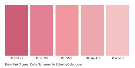 Baby Pink Color Scheme | Skin Tone Colors