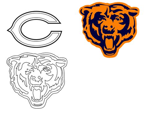 Chicago Bears Logo Stencil