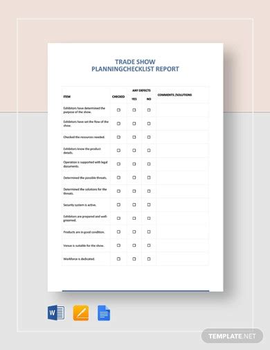 How To Make/Create a Trade Show Checklist [Templates + Examples] 2023 ...