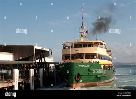 Manly ferry in Manly wharf Sydney NSW Australia Stock Photo - Alamy