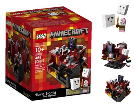 Minecraft LEGO Sets | The Nether,The Village & The Original $34.99 ...