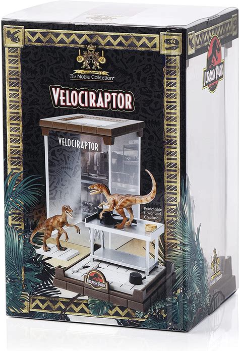 Figure Velociraptor Kitchen Scene Jurassic Park Diorama 18 cms