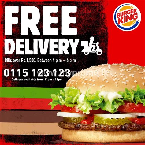 FREE Delivery from Burger King!!