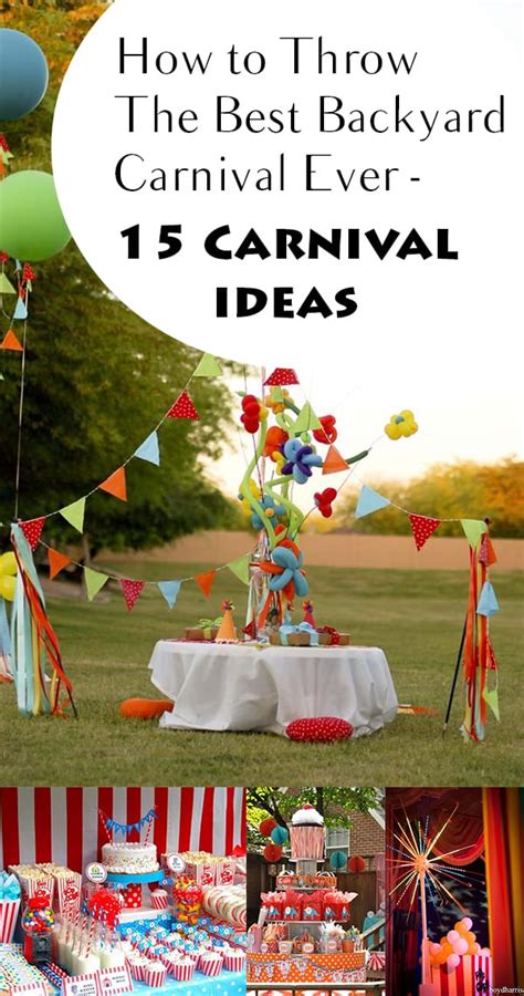 How to Throw the Best Backyard Carnival Ever-15 Carnival Ideas | How To ...