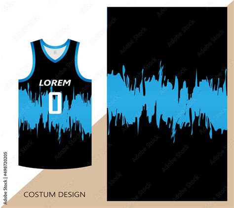 Premium Vector A vector basketball pattern jersey design and template ...