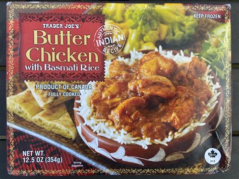 Trader Joes Butter Chicken With Basmati Rice Review Club Trader Joes