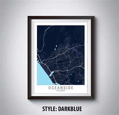 "Map of Oceanside, California by Miles To Go Maps A clean and accurate ...